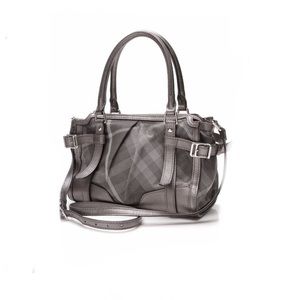 Burberry 
Pilgrim Satchel Bag - Shimmer Check